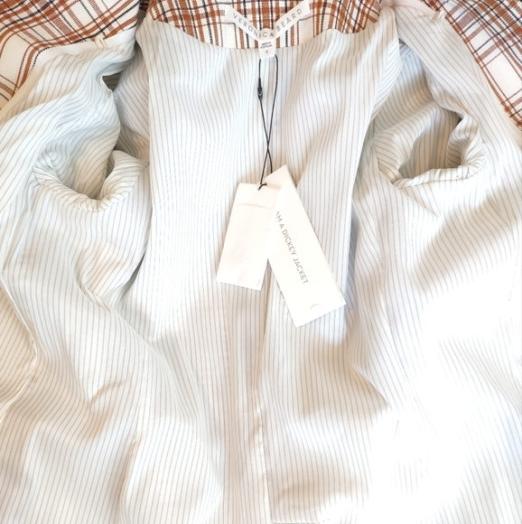 NEW NWT Veronica Beard 0 Miller COTTON plaid Dickey jacket blazer - Picture 12 of 15